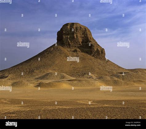 Black Pyramid Or Amenemhat III Dahshur Egypt Africa Stock Photo