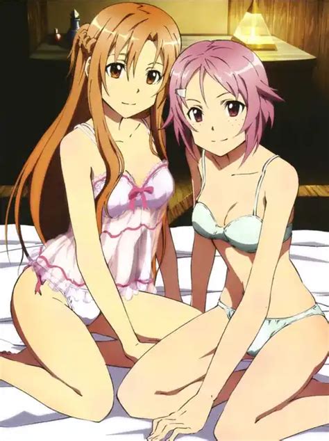 Sword Art Online Sao Anime Characters Sexy Girl Asuna And Silica Sheet Gun Gale Online Sinon