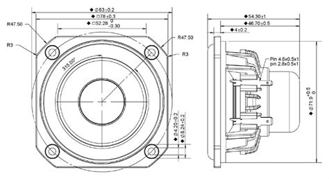 Peerless P830986 メタルコーン8cmフルレンジ - スピーカー自作・フルレンジ・キット・パーツのミクセルインターネットショップ