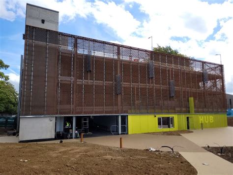 Harwell Multi Storey Car Park Mscp Locker Architectural Mesh