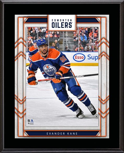 Evander Kane Edmonton Oilers X Sublimated Player Plaque