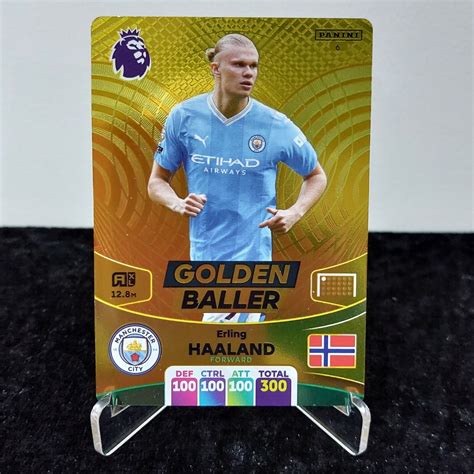 Erling Haaland Golden Baller Panini Adrenalyn Xl Premier League