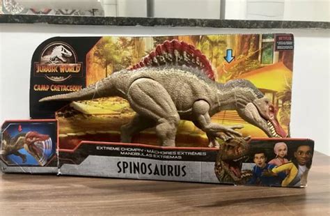 Jurassic World Spinosaurus Espinossauro Mattel Com Detalhe Parcelamento Sem Juros