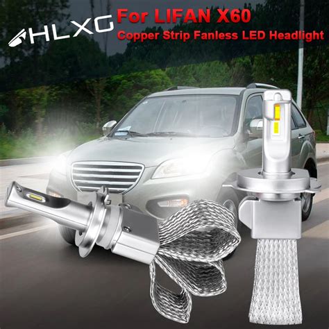 Para Lifan H H X Led Car L Mpada Do Farol