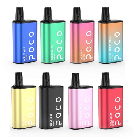 Original Poco Bm4000 Mesh Coil 4000 Puffs Disposable Vape Pen Electronic Cigarette Rechargeable