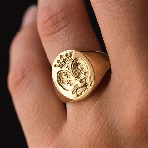 Karat Yellow Gold Men S Modern Signet Ring At Stdibs Mens Gold