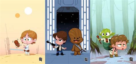 Baby Luke Skywalker & Yoda on Behance