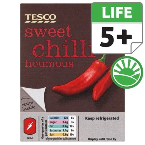 Tesco Sweet Chilli Houmous 200g Tesco Groceries