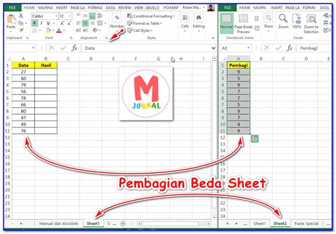 Rumus Pembagian Pada Excel 4 Contoh Dasar Dan Fungsi M Jurnal