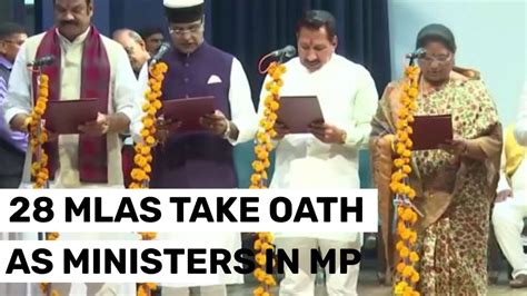 Vijayvargiya Prahlad Patel Among 28 Mlas Sworn In As Ministers In Madhya Pradesh India Today