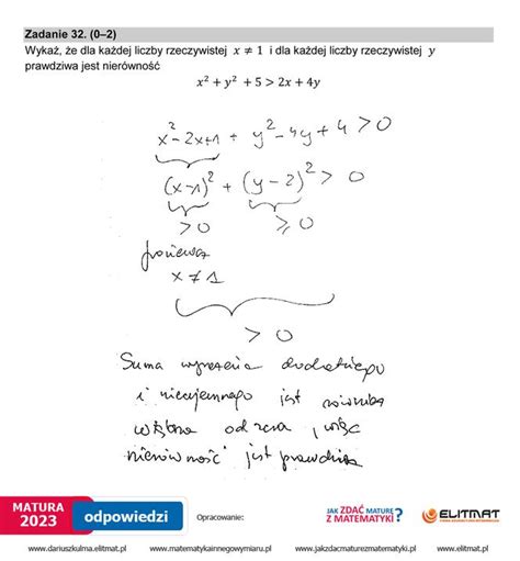 Matura 2023 matematyka Arkusze CKE i odpowiedzi rozwiązane przez