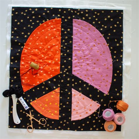 Peace Mini Quilt Block Pattern — Xoxsew