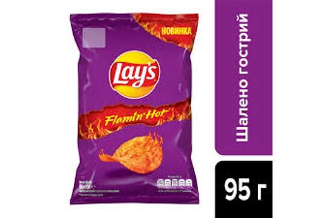 Чіпси LAYS Flamin Hot 95г.