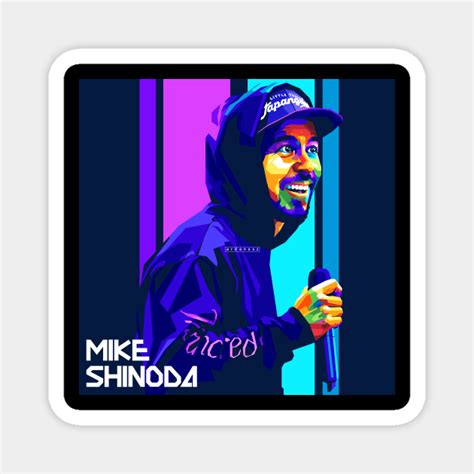 Mike Shinoda Stylish WPAP Pop Art Illustration By Godansz Pop Art