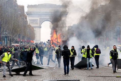 French President Bans Fuel Tax Protest In Paris As Strikes Expand