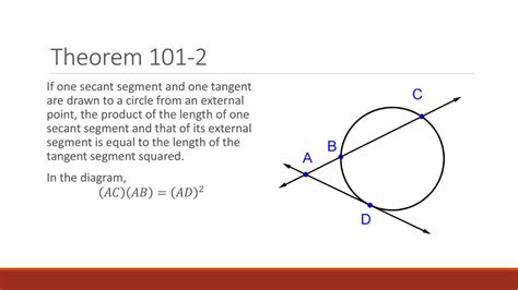 Determining Lengths Of Segments Intersecting Circles Ppt Download