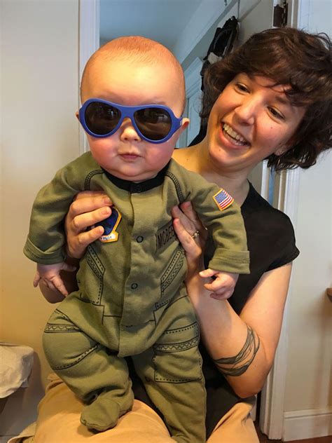 Mah Baby Strikes A Pose As A Hot Shot Pilot Scrolller