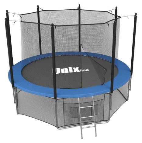 Каркасный батут Unix Line 8ft inside 244х244х241 см , blue — купить в ...