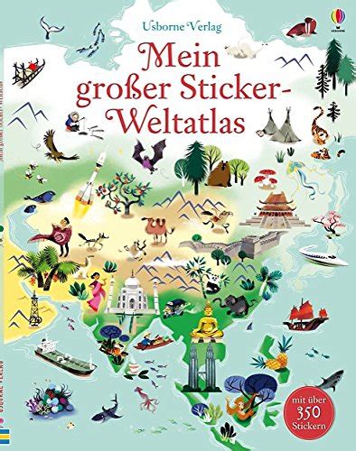 Amazon In Buy Mein Gro Er Sticker Weltatlas Book Online At Low Prices