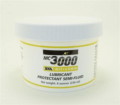 Mil Comm® Mc 3000 Synthetic Semi Fluid Lubricant Protectant 8oz Jar