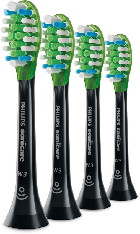 Philips Sonicare - Premium White Brush Heads (4-Pack) - Black 75020072627 | eBay