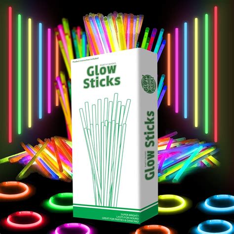 Novelinks Inch Assorted Glow Sticks Glow Sticks Bulk Glow In The