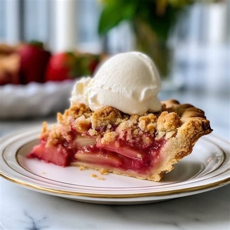 Homemade Strawberry Rhubarb Pie Recipe