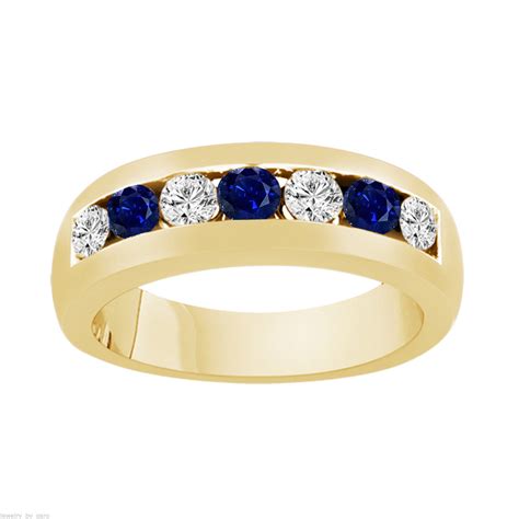 Yellow Sapphire Band Ring