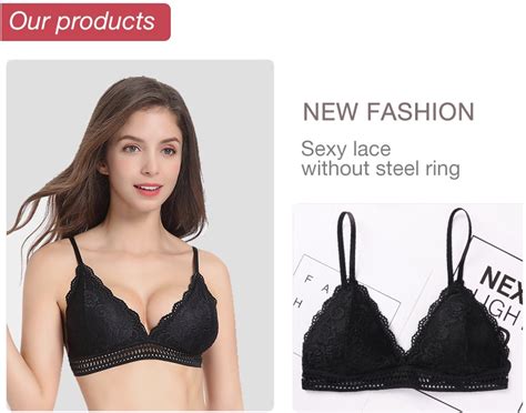 3pcs Floral Lace Bralette French Style Lace Bra Push Up Bra Women Underwear Sexy Lingerie