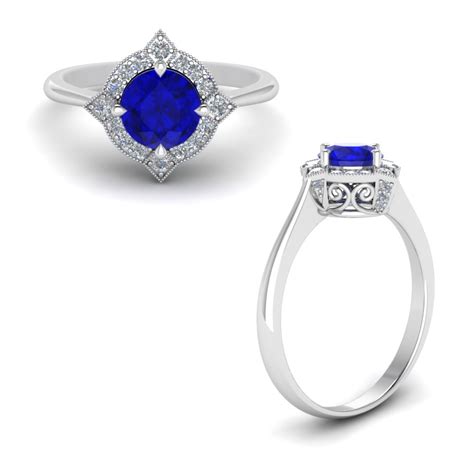 Vintage Sapphire Engagement Rings - Engagement Rings