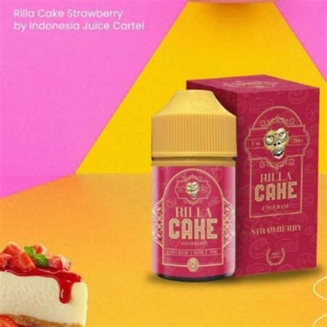 Promo Cakerilla V Strawberry Ml By Ijc X Hero Liquid Rilla Cake