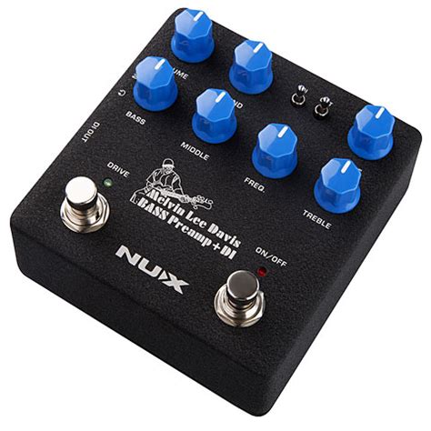 NUX NBP-5 Bass Preamp Melvin Lee Davis Signature « Effektgerät E-Bass