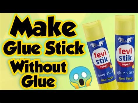 Diy Glue Stick How To Make Glue Stick At Home Homemade Glue Stick Glue