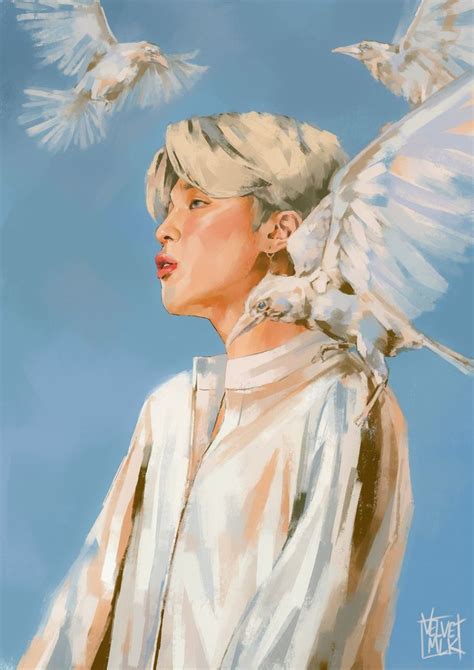 Pin By Shannon On Kpop Fan Art Bts Drawings Jimin Fanart Drawings