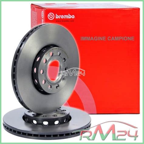 2X BREMBO COATED DISCO FRENO VENTILATO ANT Ø280 PER SEAT ALTEA 5P 1 2 1