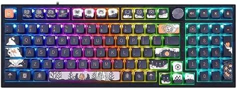 سعر SKYLOONG GK980 Dark Fairy Tale Gateron Optical Red Switch Hot Swappable with RGB Backlit