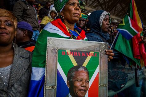 World Bids Farewell In The Land Mandela Freed The New York Times