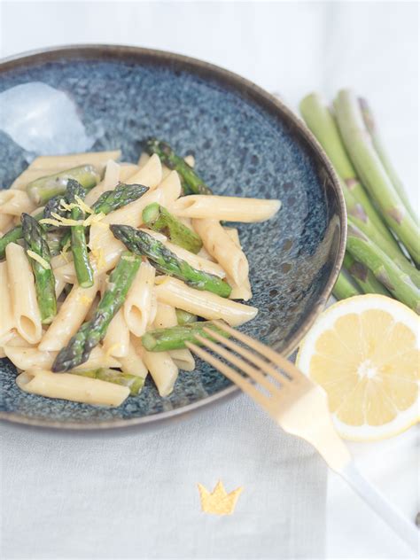 Cremige One Pot Spargel Pasta Mit Zitrone Lykke Life