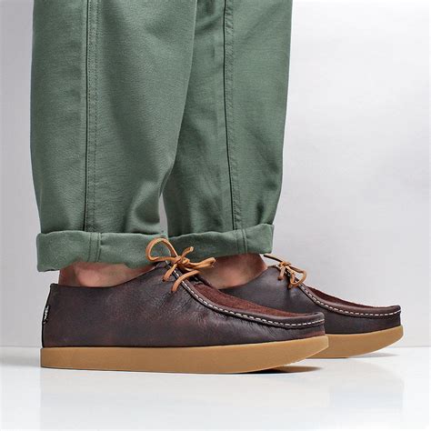 Yogi Footwear Willard Reverse Vamp Shoes (Leather), Dark Brown, Men's ...