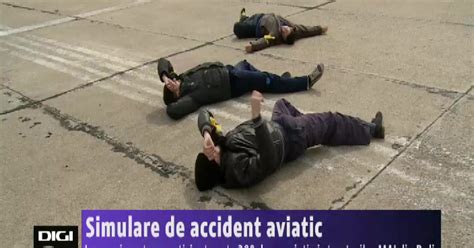 Simulare De Accident Aviatic La Eveniment Au Participat Peste De