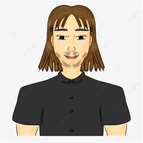 Hombre Con Pelo Largo PNG Dibujos Hombre Pelo Largo Dibujos Animados