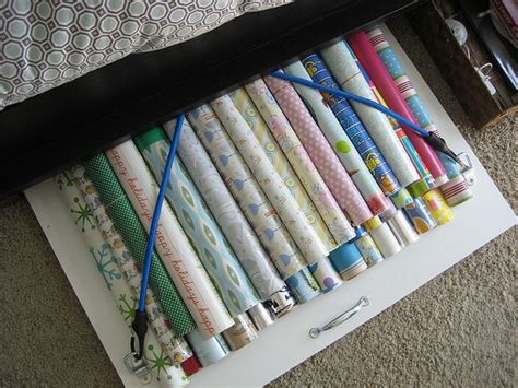 Creative Wrapping Paper Storage Ideas Hative