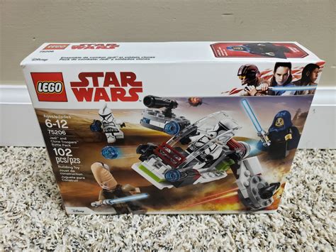 New Sealed Lego Star Wars Jedi And Clone Troopers Battle Pack In