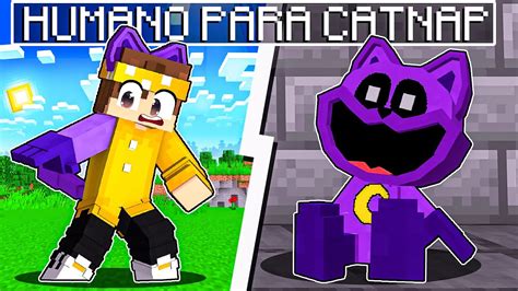 A história do HUMANO para o CATNAP no Minecraft YouTube