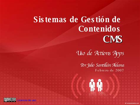 Introducción a los Sistemas de Gestión de Contenidos CMS PPT