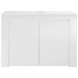 Enfilade Portes Tiroirs Axel Coloris Blanc Conforama