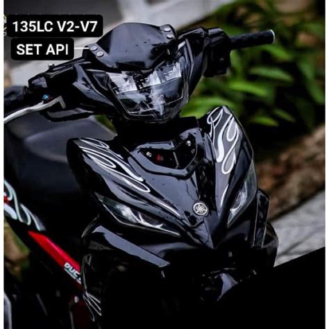 COVERSET HLD LC135 V2 V3 V4 V5 V6 V7 API EDITION Siap Tampal Shopee