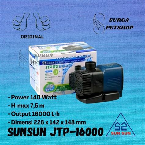 Jual Sunsun Jtp Jtp Liter Jam Submersible Pump Pompa Celup