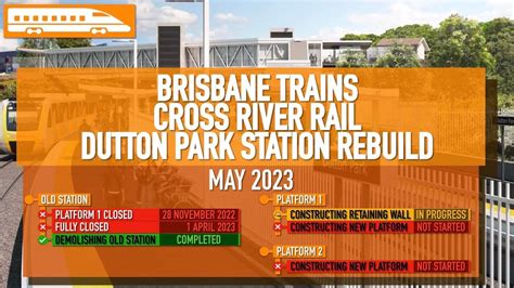 Brisbane Cross River Rail Dutton Park Station Rebuild May