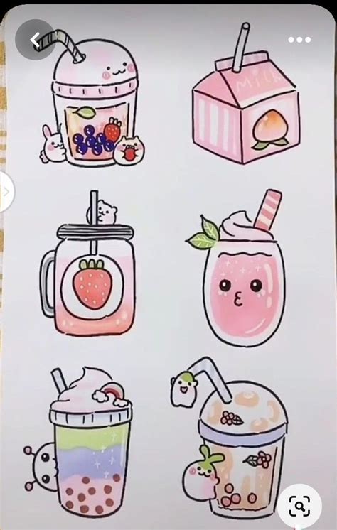 Kawaii love junk food doodles sticker by rustydoodle – Artofit